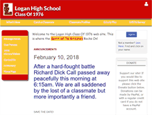 Tablet Screenshot of loganhigh76.com